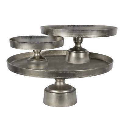 Image of Fuse Nickel Plated Pedestal Trays